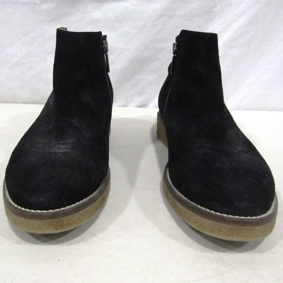 NEW Italeau FOLIANA Waterproof Black Suede Ankle Boots - EU 41 / US 10.5 - Picture 4 of 12
